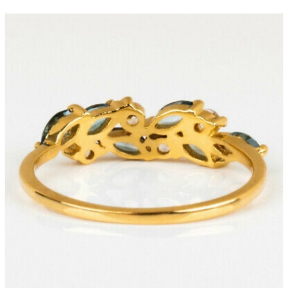 New 18k gold plated 💍 diamond ring - Picture 5 of 6